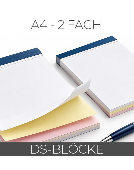 Durschschreibeblöcke A4 (2 Fach) je Block 50 Sätze