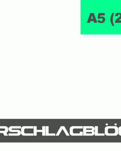 Durschschreibeblöcke A5 (2 Fach) je Block 50 Sätze