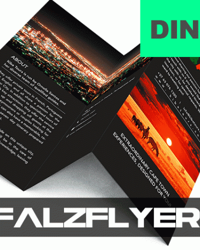 Din Lang Falzflyer