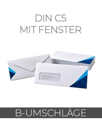Din C5 mit Fenster