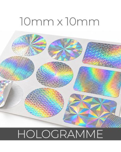Hologramme 10mm x 10mm