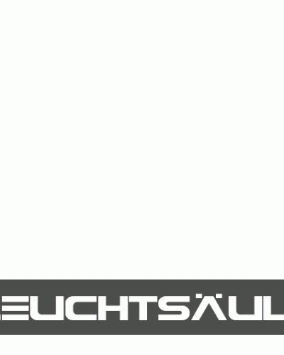 Leuchtsäule (beidseitig)