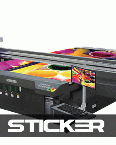Stickerdruck (mit mehreren Stanzformen)